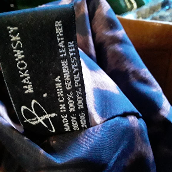 B Makowsky large leather bag/purse - Picture 6 of 12